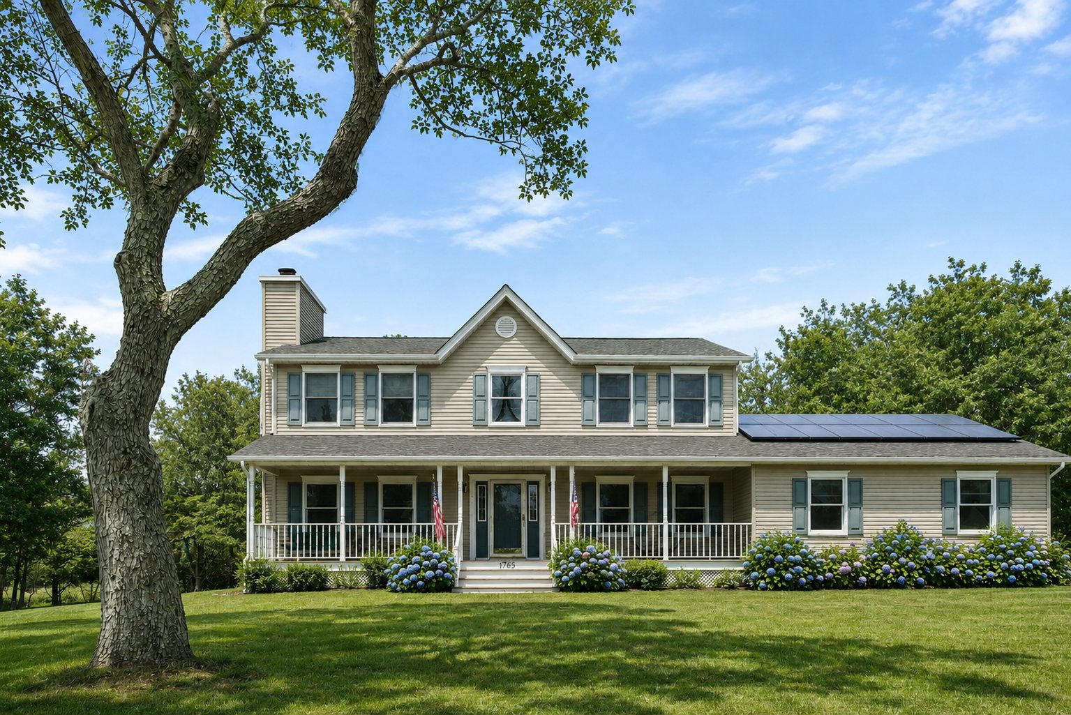 Front exterior after